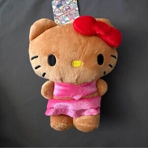 Japan Sanrio Tan skin Bikini Hello Kitty  keychain